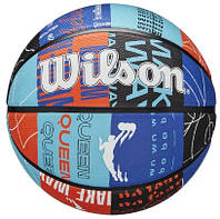 М'яч баскетбольний Wilson WNBA HEIR DNA BSKT Blue/Orange size 6