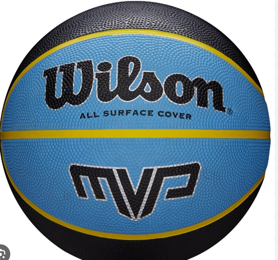 М'яч баскетбольний Wilson MVP 275 black/blue size 5original акція знижка