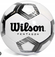 М'яч футбольний Wilson Pentagon white/black size 5 original Акція Знижка