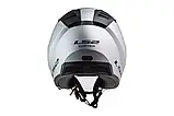 Мотошолом LS2 OF600 Copter II Matt Silver, фото 3
