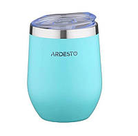 Термокружка из нержавеющей стали 350 мл Ardesto Compact Mug AR2635MMS Blue XN, код: 8332448