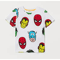 Детская футболка Marvel H&M на мальчика 8-10 лет р.134/140 /80322/