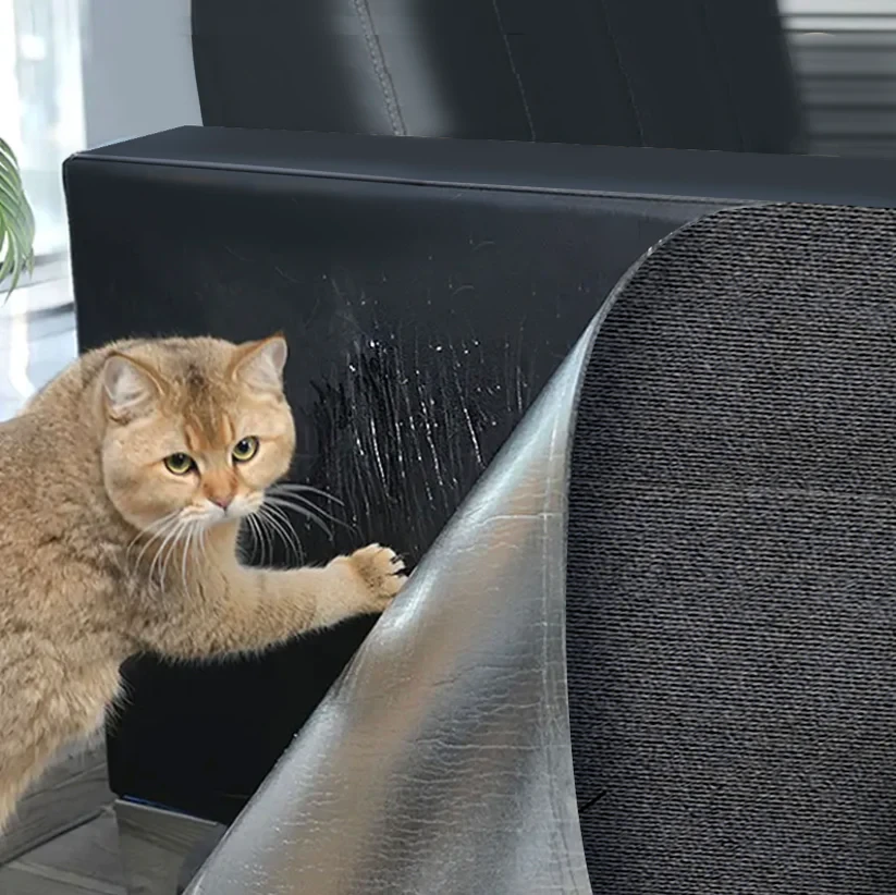 АНТИКІГОТЬ Захисне покриття для дивану, меблів та шпалер 60х60см, Кігтеточка для кота