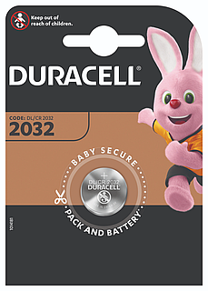 Батарейка DURACELL CR 2032 на блістері (ціна за 1 шт.)