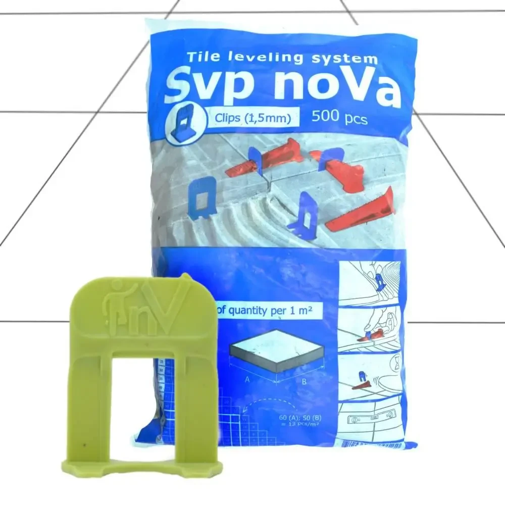 SVP Основа SVP NoVa 1,5 мм. (500 шт.) Система вирівнювання плитки СВП НОВА, фото 1