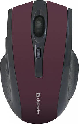 Bluetooth миша DEFENDER Accura MM-665 (52668) red UA, фото 1