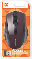 Bluetooth миша DEFENDER Accura MM-665 (52668) red UA, фото 5