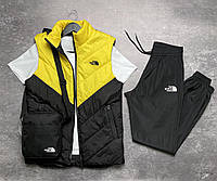 Комплект TNF 'Clip' жилетка желто-черная + белая футболка и брюки president + барсетка XL (19 BK, код: 7912244