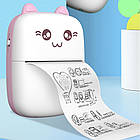 Міні-принтер портативний Mini Thermal Printer PINK, фото 2