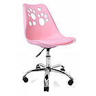 Крісло офісне, комп&apos;ютерне Bonro B-881 рожеве, фото 4