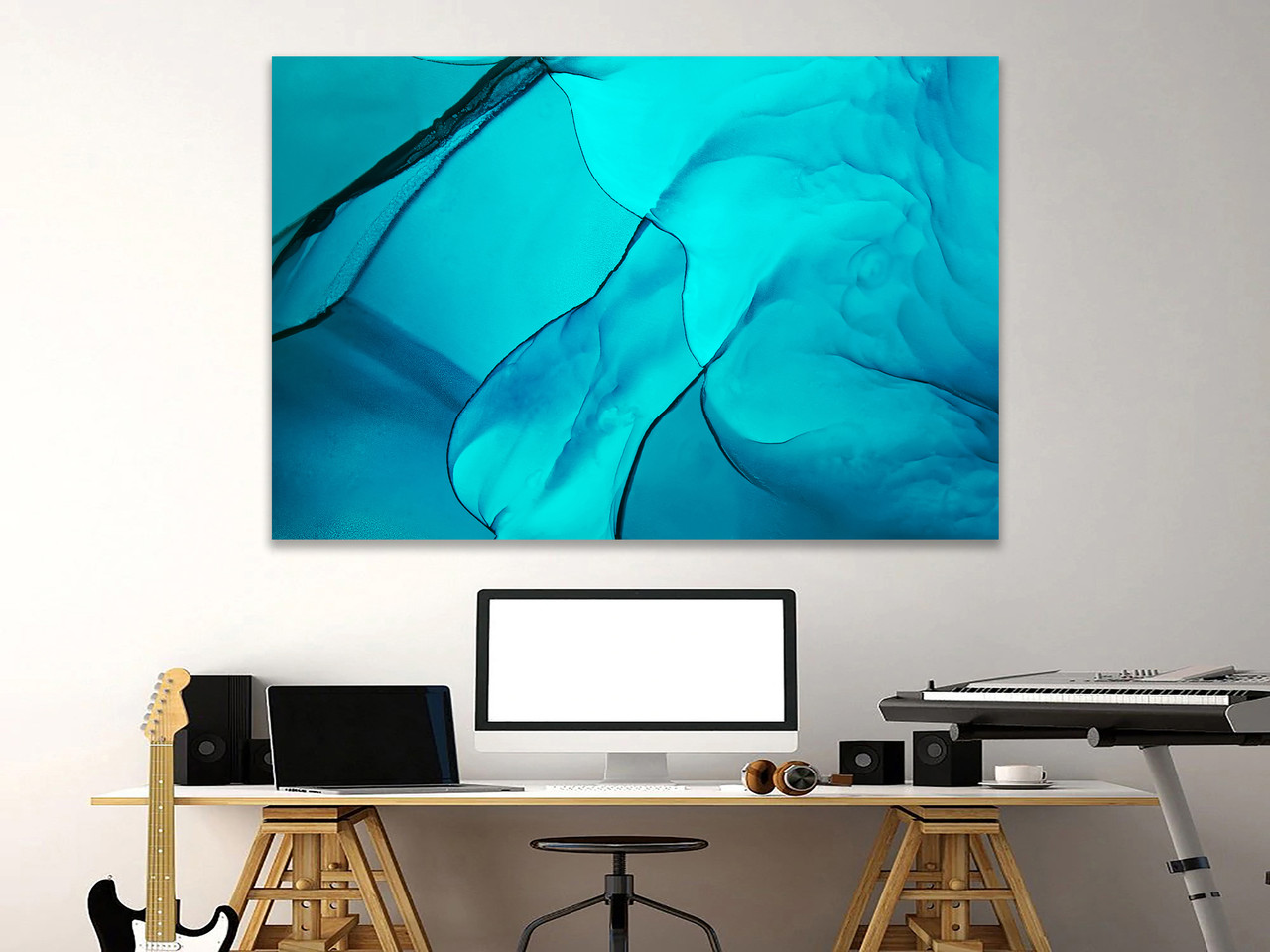 Картина для декорування будинку "Абстракція", декор для спальні, залу, фото 1