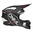 Шолом мотошолом для мотокросу O'NEAL 3SRS Helmet Hexx V.23 Black/White L 59-60см, фото 2