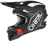 Шлем мотошлем для мотокросса O'NEAL 3SRS Helmet Hexx V.23 Black/White L 59-60см