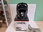 Шолом мотошолом для мотокросу O'NEAL 3SRS Helmet Hexx V.23 Black/White L 59-60см, фото 4