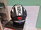 Шолом мотошолом для мотокросу O'NEAL 3SRS Helmet Hexx V.23 Black/White L 59-60см, фото 7