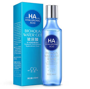 Уцінка! Зволожуючий тонер для обличчя BIOAQUA Water Get HA Hyaluronic Acid 150 мл, фото 1