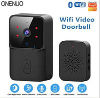 Беспроводной wifi видеозвонок видеодомофон уличный Видеозвонок на дверь в квартиру Звонок с видеонаблюдением