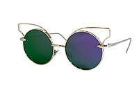 Солнцезащитные женские очки 1180-1 фиолетовое напыление