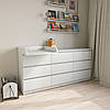 Сповивальний комод Лайт 9 ящиків білий, фото 3