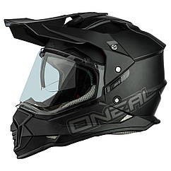 Шолом для мотокроса з візором O'neal Sierra Helmet Flat Black Small (55-56см)