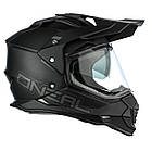 Шолом для мотокроса з візором O'neal Sierra Helmet Flat Black Small (55-56см), фото 2
