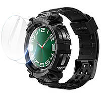 Чохол з ремінцем і склом Supcase для Samsung Galaxy Watch 6 Classic (47mm) - Unicorn Beetle Pro (138346)