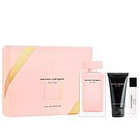 Набор Narciso Rodriguez For Her Eau de Parfum для женщин - set (edp 100 ml + edp 10 ml mini + b/l 50 ml)