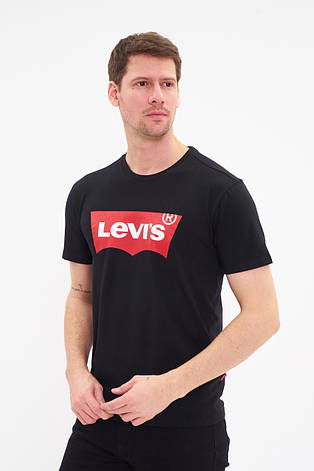 Футболка чоловіча Levis модна брендова чоловіча футболка для чоловіків біла, фото 3