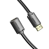 Відео-кабель Vention Cable PVC HDMI (тато) - HDMI (мама) 5m Black (AHCBJ)