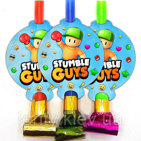Язички - гудки "Stumble Guys / Стамбл Гайс" (5 шт/уп)
