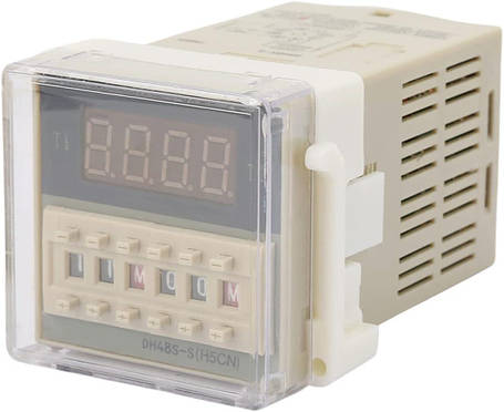 Модуль реле затримки часу DH48S-S AC220В, регульоване керування циклом, фото 1