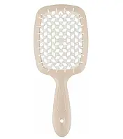 Гребінець Janeke Superbrush With Soft Moulded Tips, пудровий з білим (94SP226RSA)