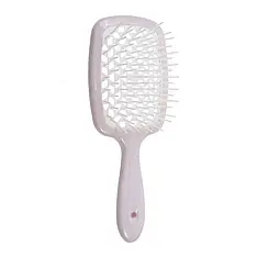 Щітка для волосся Janeke Superbrush Small With Soft Moulded Tips, пудрова з білим (94SP234 RSA)