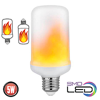 Светодиодная LED Лампа пламя Horoz "FIREFLUX" 5W E27