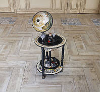 Глобус бар великий підлоговий в кабінет карту світу елітний подарунок чоловікові на ювілей | Діаметр сфери 33 см