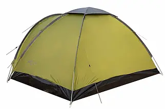 Намет Tramp Lite Fly 2 Olive | Універсальна одношарова двомісна туристична палатка з містким тамбуром і одним входом, фото 5