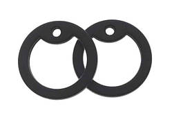 Бампер 2шт силіконовий обідок глушник для армійських жетонів DogTag USA NATO