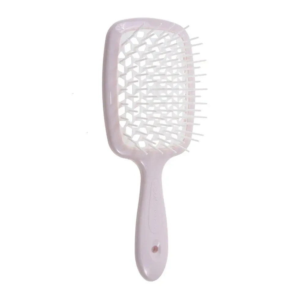 Гребінець Janeke Superbrush Small With Soft Moulded Tips, кремовий з білим (94SP234 RSA), фото 1