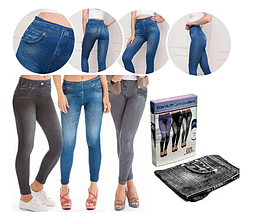 Жіночі коригувальні штани джинси Джегінси Slim'n Lift Caresse jeans для будь-якого типу фігури