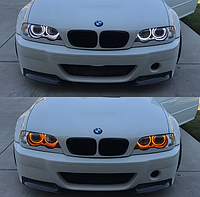 Анегльские глазки LED BMW e46 белые ,Ангельские глазки лед БМВ Е46 белые