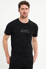 Чоловіча футболка Under Armour бірюзова спортивна Андер Армор, фото 2