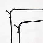 Вішалка для одягу подвійна 150х96х45см / Подвійна стійка для одягу та взуття / Підлогова вішалка в передпокій, фото 4