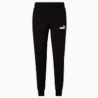 Черные мужские штаны на флисе puma essentials logo men's joggers новые оригинал из сша