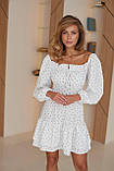 Ніжна літня сукня з довгими рукавами Тканина софт Розмір 42-46,48-52, фото 4