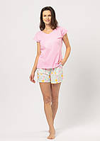 Женская хлопковая пижама с шортами Key LNS 564 A24