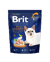 Сухой корм Брит Brit Premium by Nature Cat Indoor Chicken с куриным мясом для кошек, 800 г