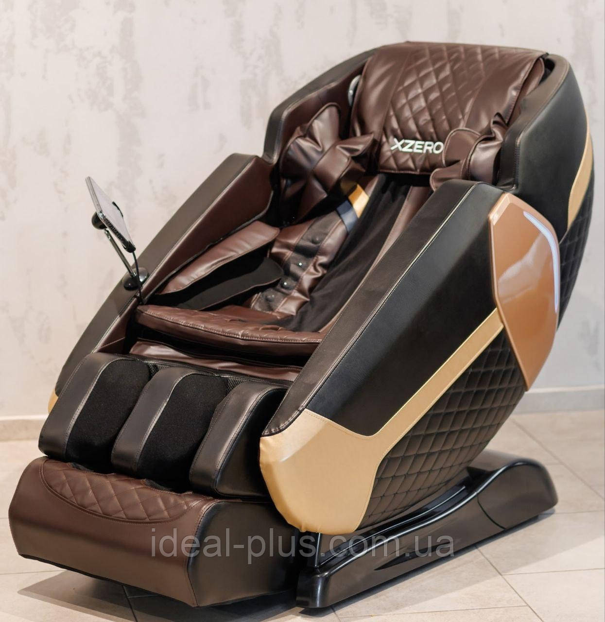Масажне крісло з прогріванням спини XZERO X45 SL Brown крісла для масажу вдома