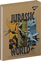 Блокнот крафт (А6, 80 листов, клетка) YES Jurassic World 151914