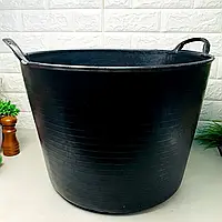 Кошик гума пластик 42л чорна Іспанія