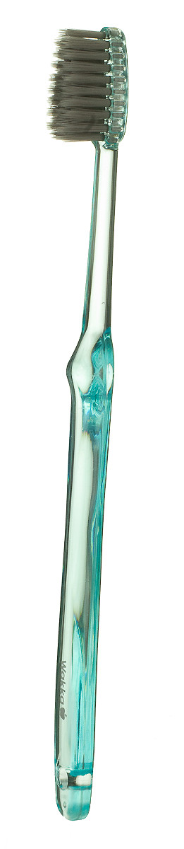 Зубна щітка Mizuha Wakka для дорослих Блакитна з щетинками із чорного кремнезему SHINYEI KAISHA